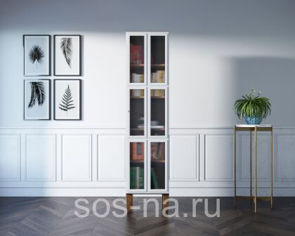 Шкаф библиотека 1 дверь высокий "Andersen", AN13